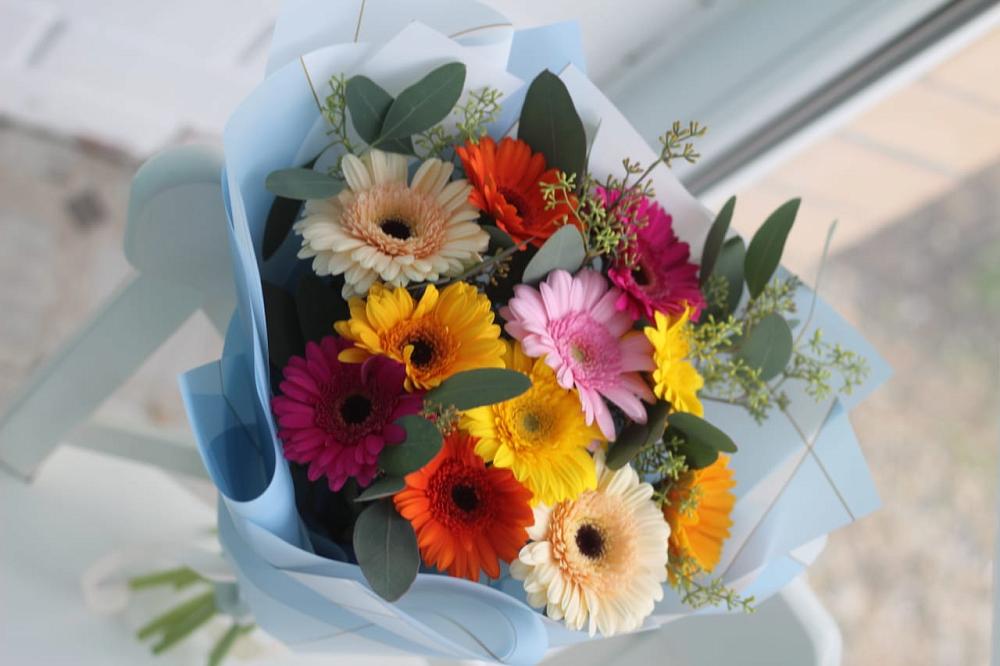 Букет цветов из: Герберы в Верхней Максаковке