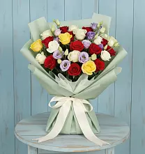 Букет цветов из:  Розы в Верхней Максаковке