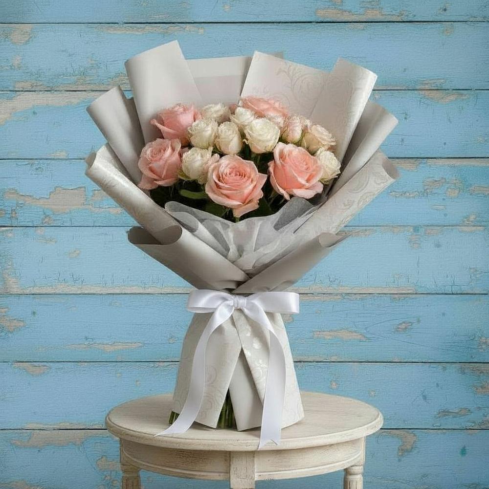 Букет цветов из: Розы в Верхней Максаковке