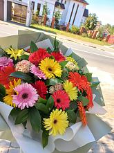 Букет цветов из:  Герберы #REPLACE_PRED# Верхней Максаковке