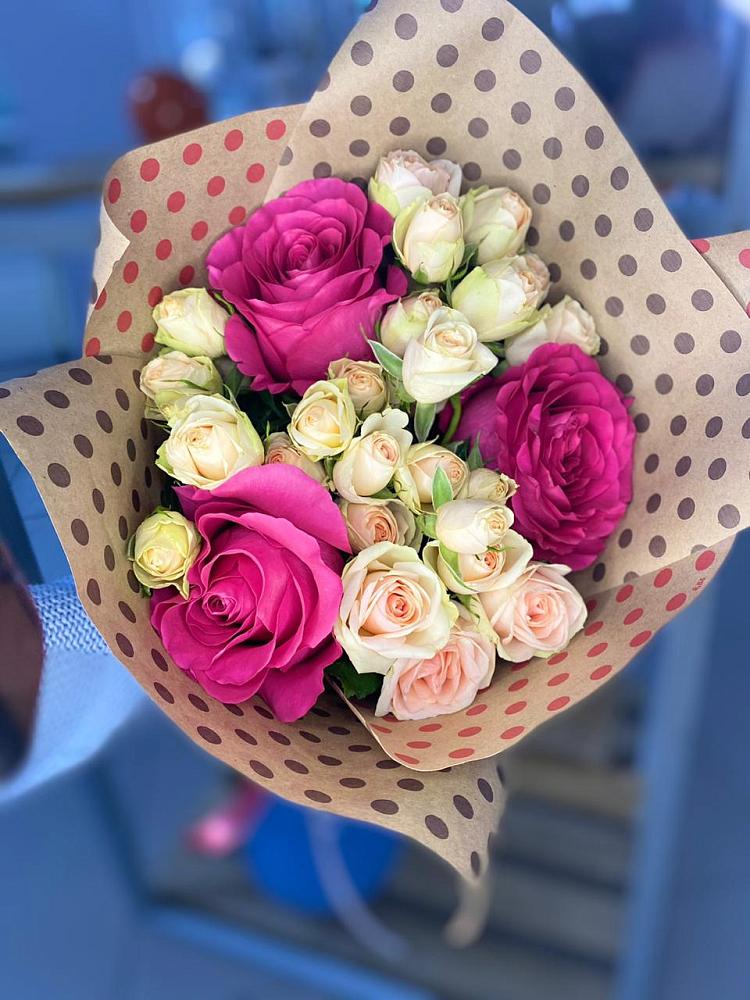 Букет цветов из: Розы в Верхней Максаковке