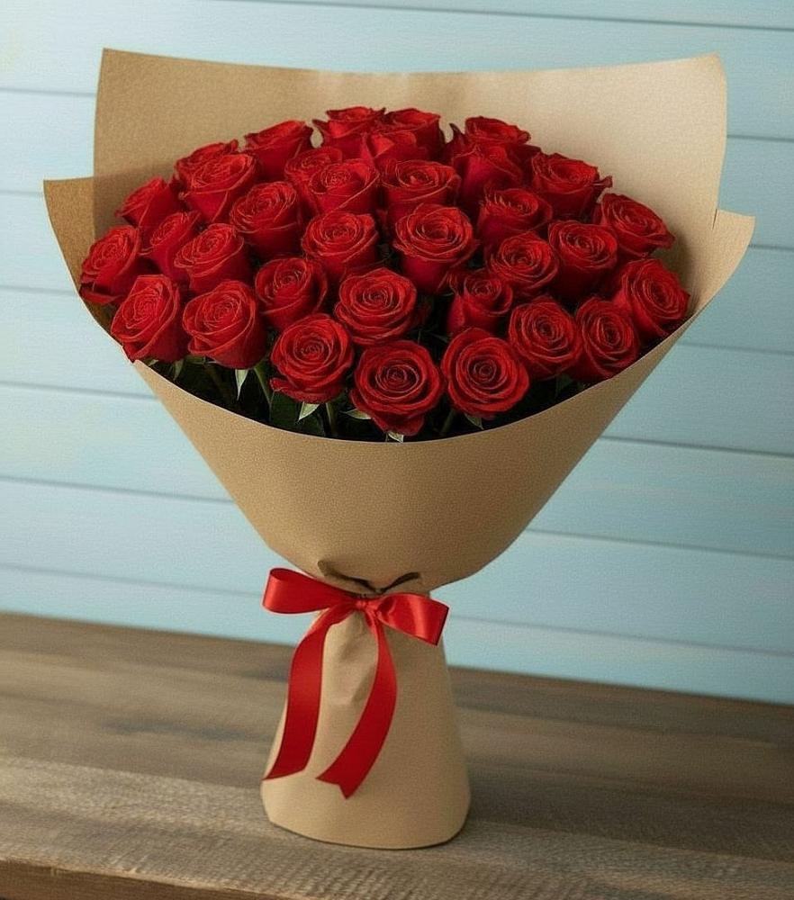 Букет Красные розы Милано в Верхней Максаковке