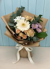 Букет цветов из:  Герберы и Хризантемы в Верхней Максаковке