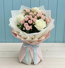 Букет цветов из:  Розы в Верхней Максаковке