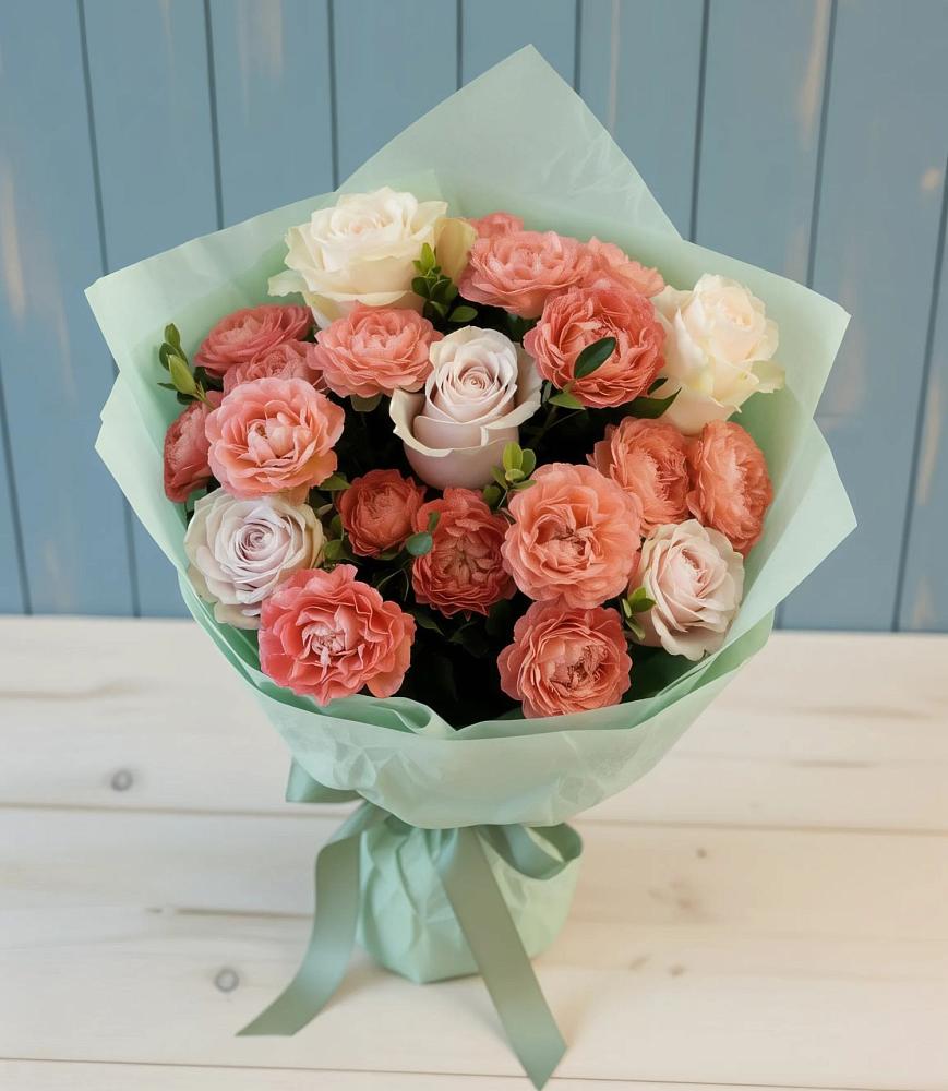 Букет цветов из: Розы в Верхней Максаковке