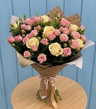 Букет цветов из:  Розы в Верхней Максаковке
