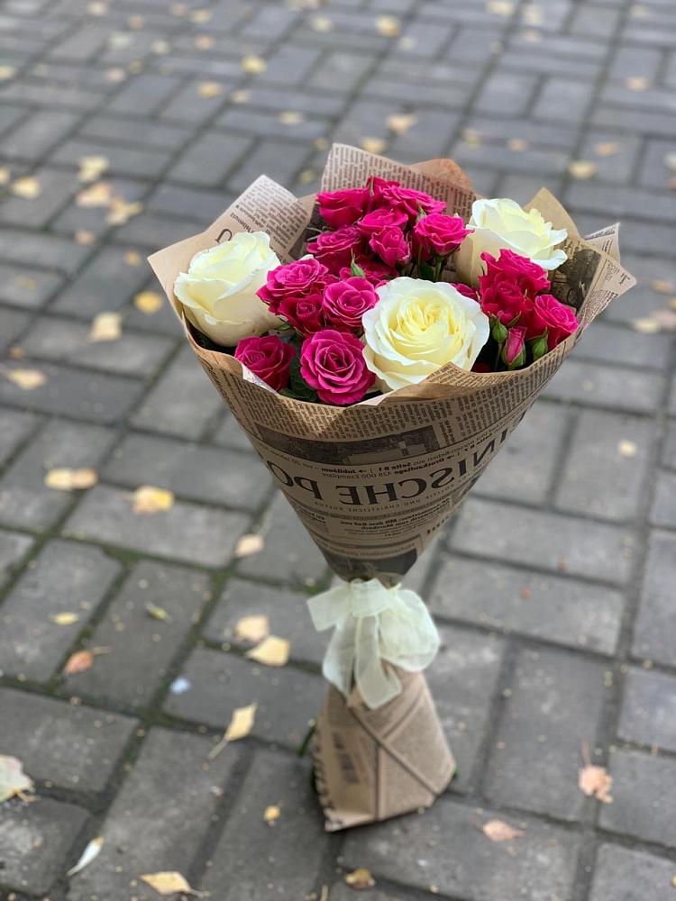 Букет цветов из: Розы в Верхней Максаковке