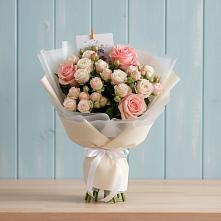 Букет цветов из:  Розы в Верхней Максаковке