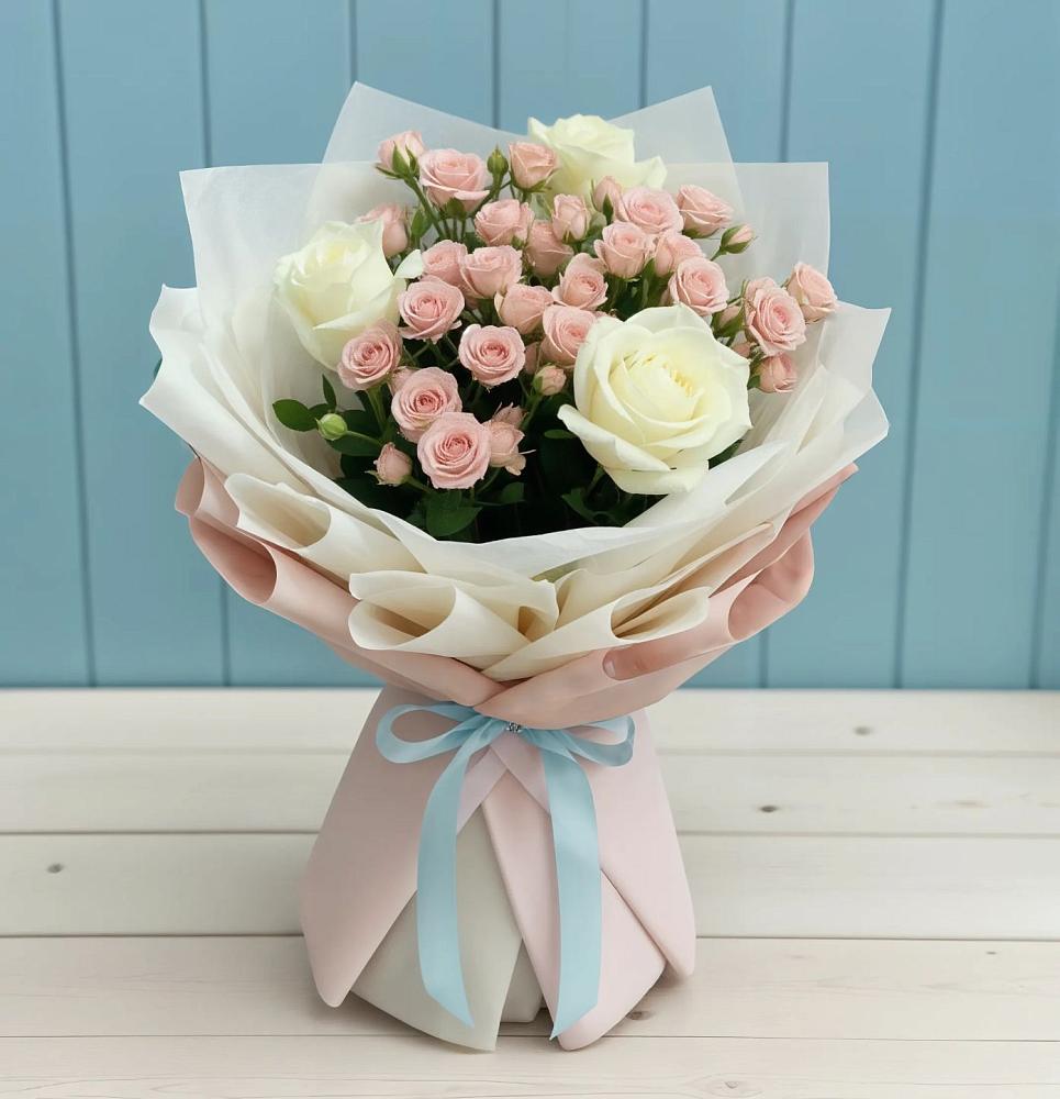 Букет цветов из: Розы в Верхней Максаковке