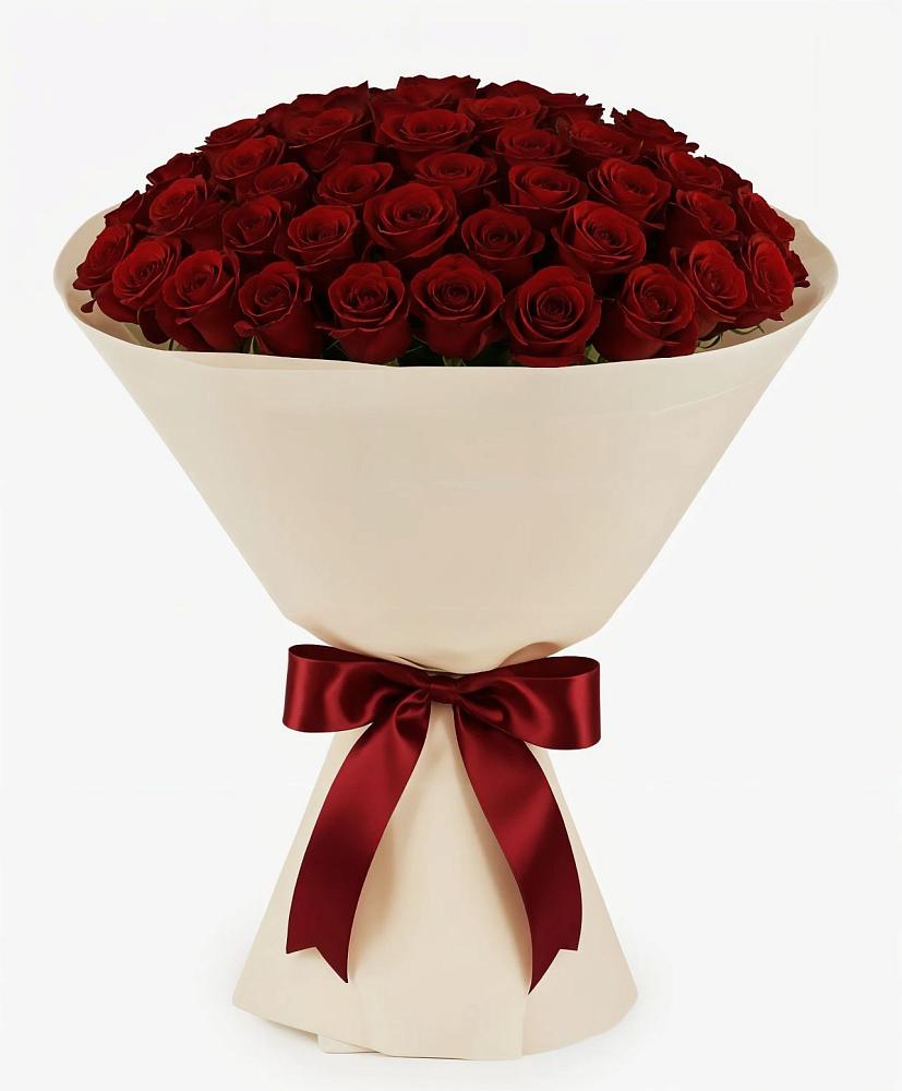 Букет 101 Бордовая роза Блэк Бакарра в Верхней Максаковке