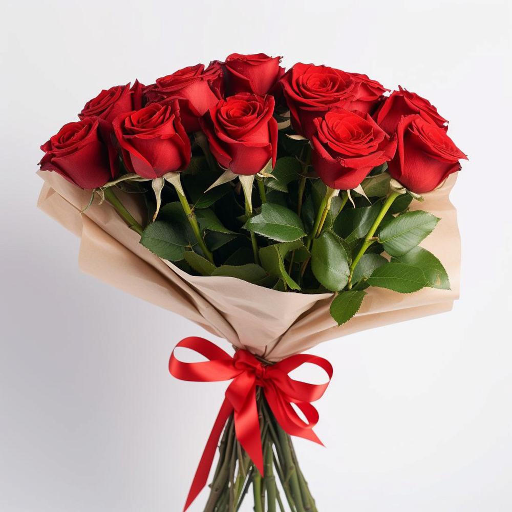 Букет 11 Красных роз Эдлесс Лав в Верхней Максаковке